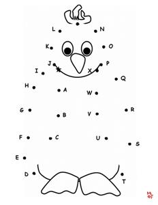 232x300 Penguin Abc Dot To Dot Print Th