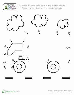 301x389 Truck Dot To Dot Worksheets, Transportation And Kindergarten