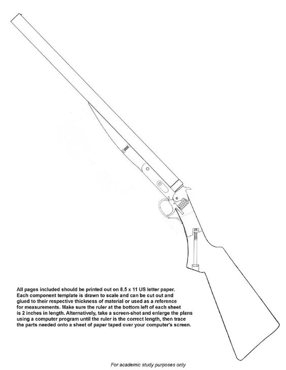 564x729 Homemade Break Barrel 12 Gauge Shotgun Construction Plans. Diy