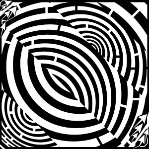 300x300 Optical Illusion Drawings