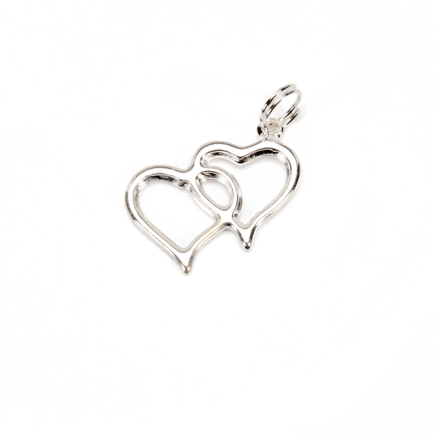 1800x1800 Victoria Silver Double Heart Charms