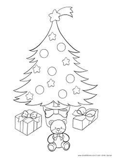 236x325 Christmas Tree Coloring Page Christmas Cards