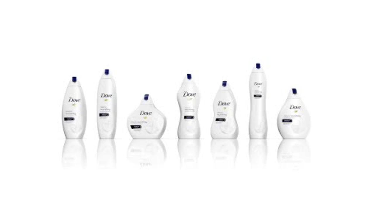 1280x720 Dove Body Wash's New Bottles Evoke Women's Body Shapes, Spark