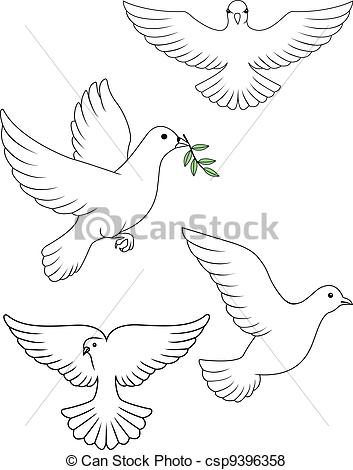 353x470 Dove Vector Vector