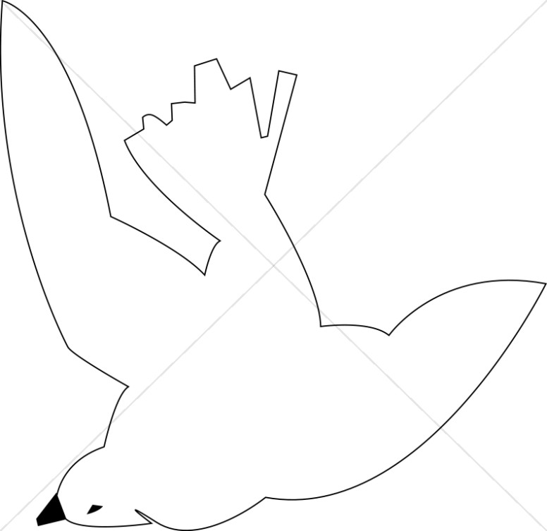 776x753 Dove Line Drawing Dove Clipart