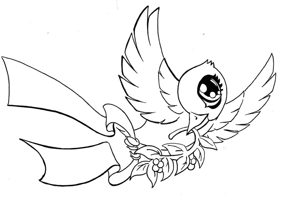 900x653 Dove Tattoo By Ckirkillustr8