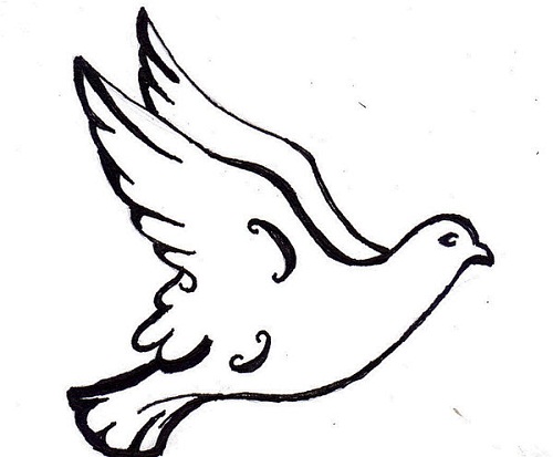500x413 61 Small Dove Tattoos And Designs With Images
