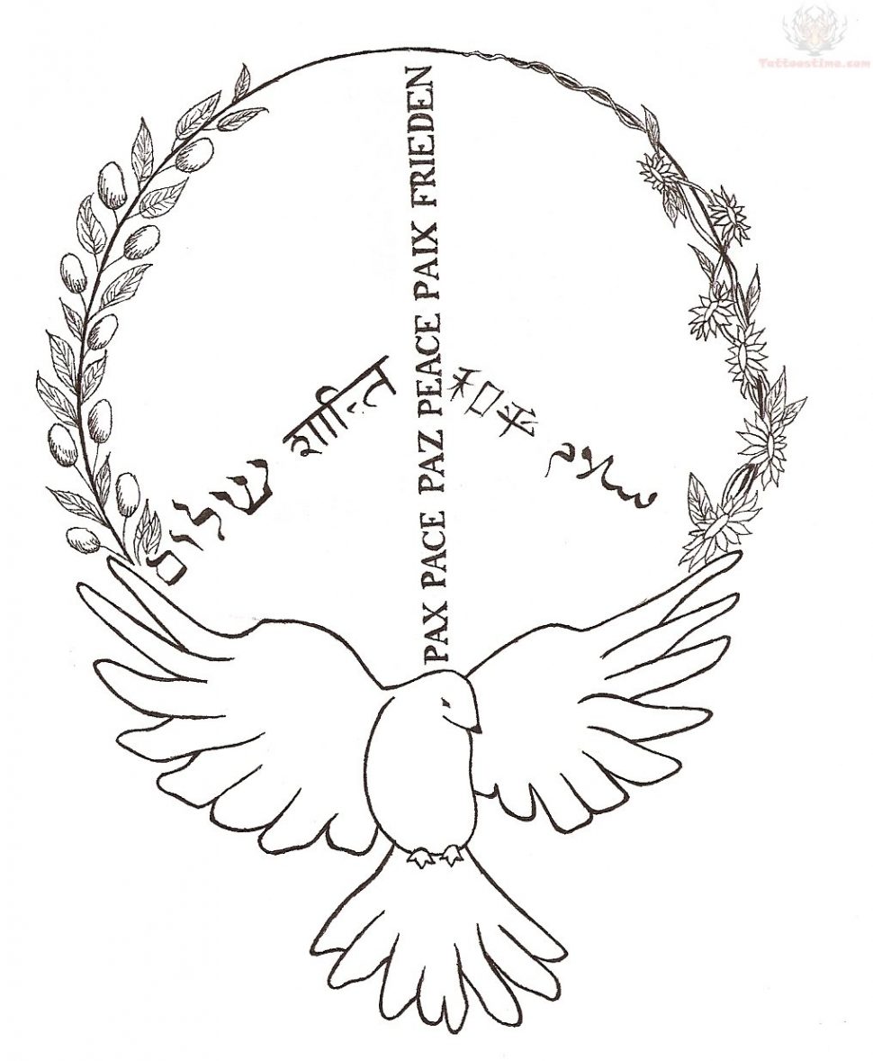 970x1178 Coloring Coloring Dove And Peace Sign Ideas For My Nextody Art