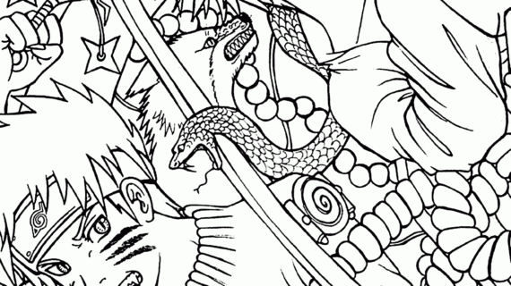 570x320 Anime Drawing Books Free Naruto Face Anime Coloring Pages For Kids