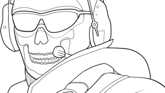 570x320 Call Of Duty Ghosts Drawing Call Of Duty Soldier Pencil Sketch