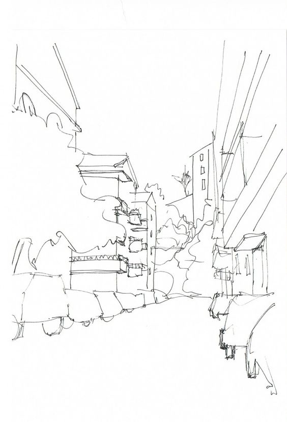 564x829 49 Best Architecture Hand Drawn Drawings Images