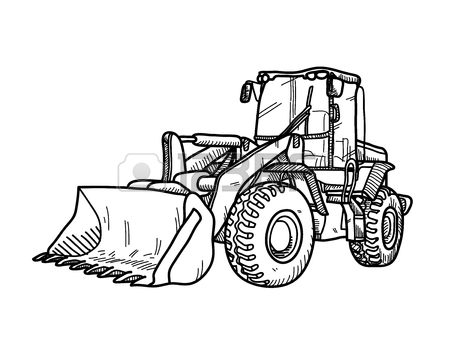 450x345 Bulldozer Cartoon Stock Photos. Royalty Free Business Images