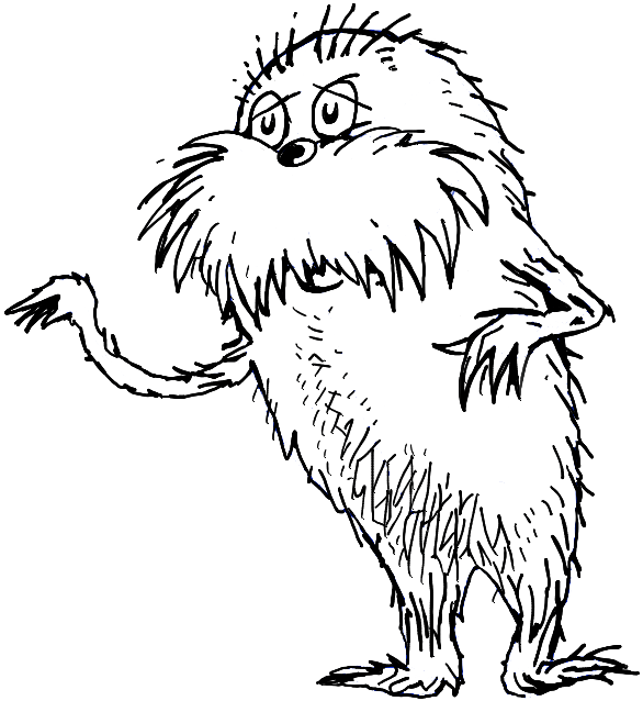 586x638 How To Draw The Lorax By Dr. Seuss With Step By Step Drawing
