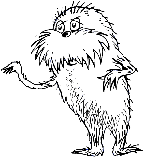 586x638 How To Draw The Lorax By Dr. Seuss With Step By Step Drawing
