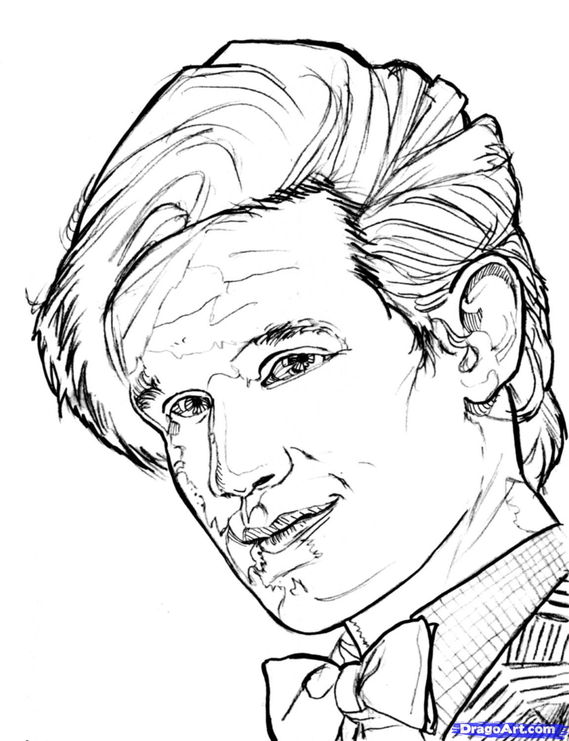 1151x1499 Doctor Who Silence Colouring Pages Artsy Fartsy