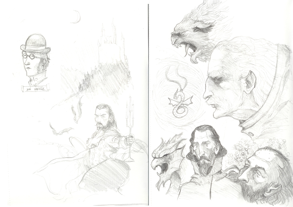 984x695 Mongoose Publishing Commission And Dracula Sketches Sweedart