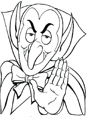 300x401 Dracula Coloring Pages Joandco.co