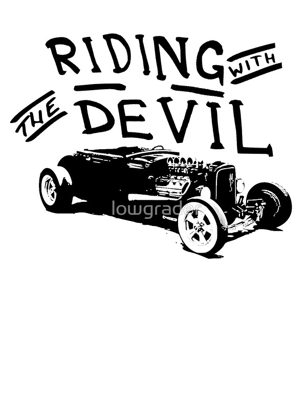600x800 Hod Rod Car Racer Drag Race Old School Rockabilly Devil Retro