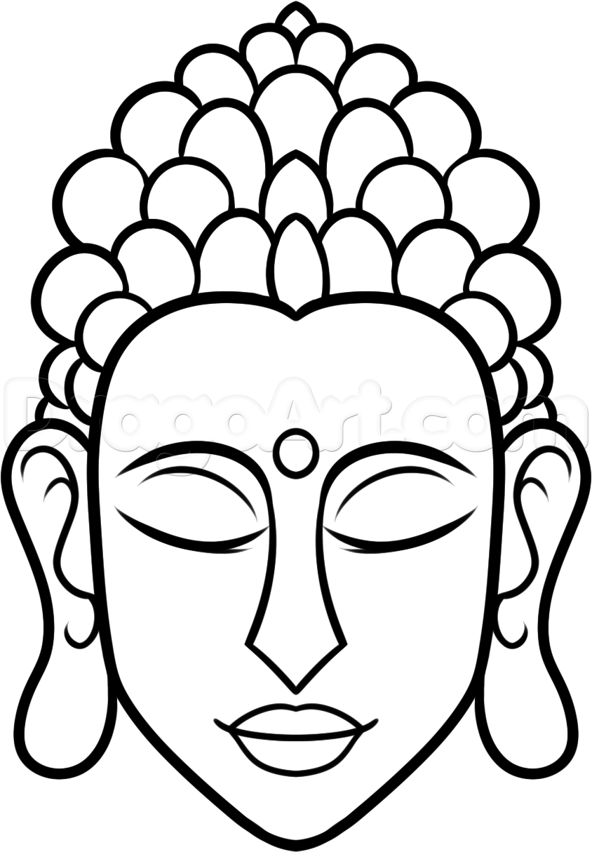 844x1214 Image From To Draw Buddha