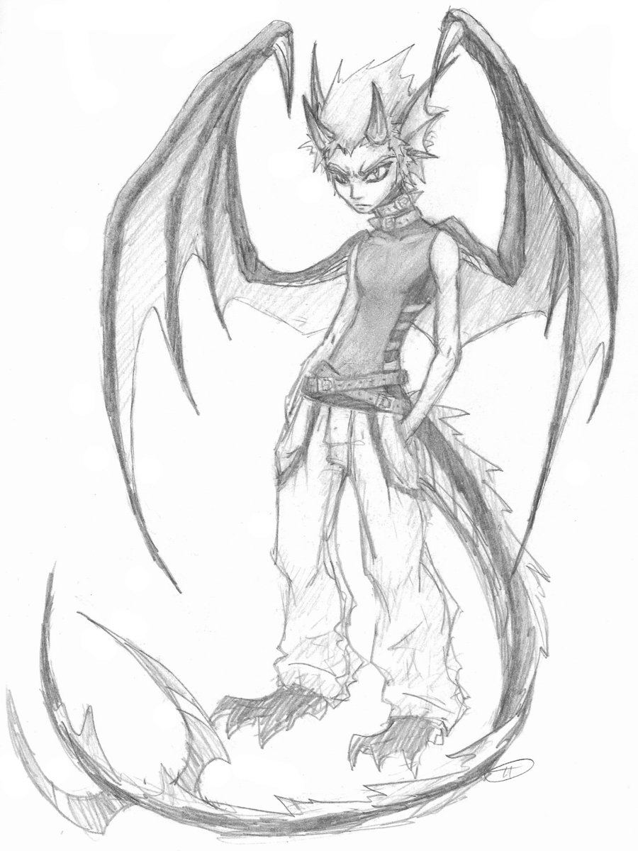 900x1200 Dragon Boy By Ellucianne