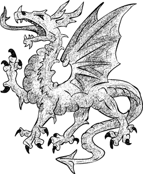 288x351 How To Draw A Dragon Put Some Fire In Your Drawing!