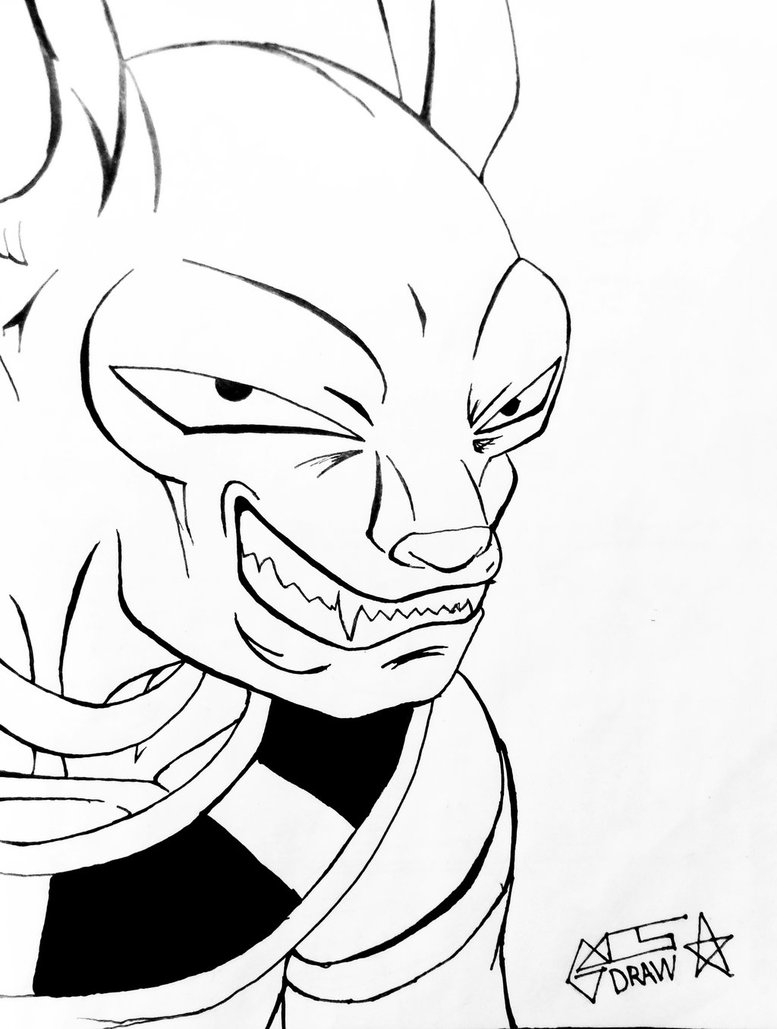 777x1029 Lord Bills De Dragon Ball Super Ink By Gacs Draw