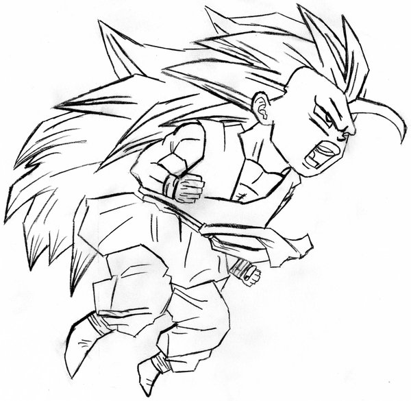 600x585 Dragonball Gt Goku Ssj3 By Mysticsm