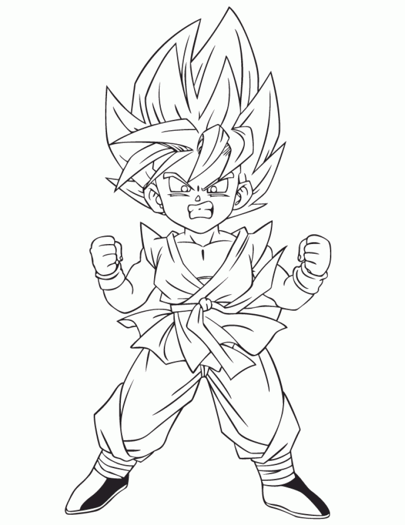 791x1024 Printable 52 Dragon Ball Z Coloring Pages 5390 Dragon Ball Gt