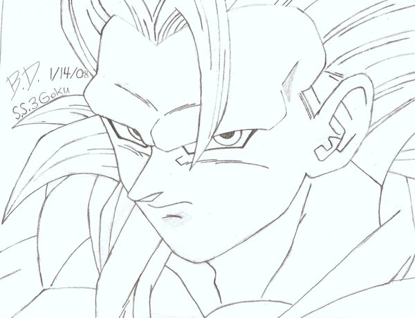 600x460 How To Draw Dragon Ball Z Super Saiyan How To Draw Dragon Ball Z