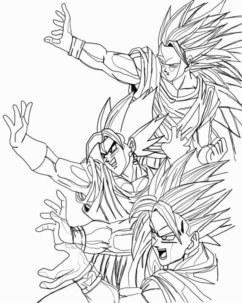 810x1012 Dragon Ball Z Coloring Coloring Pages Dragon Ball