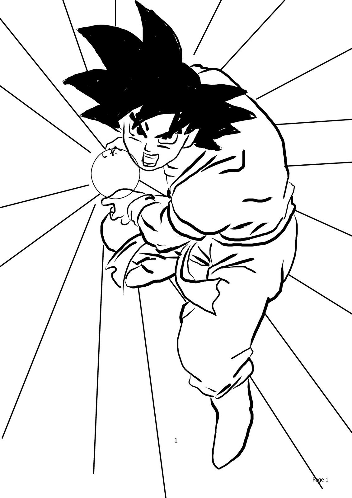 1131x1600 Dragon Ball Z Kai Drawing