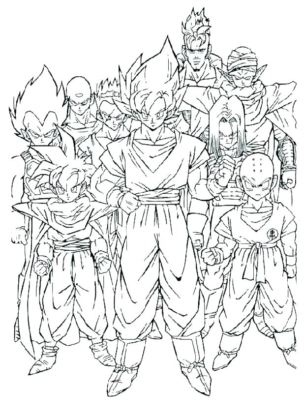 618x850 Dragon Ball Z Coloring Book As Well As 85