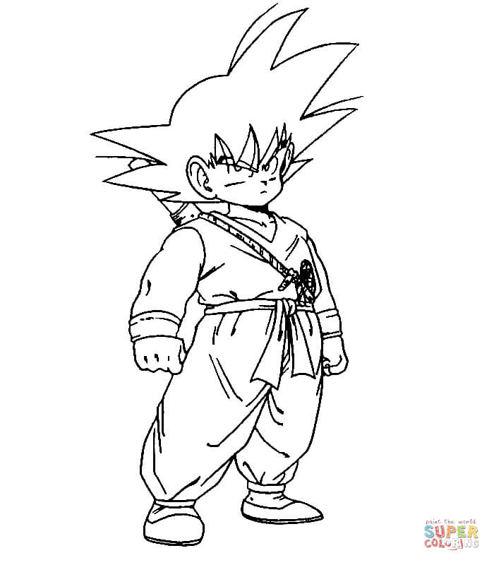 700x800 Dragon Ball Z Coloring Pages Free Coloring Pages