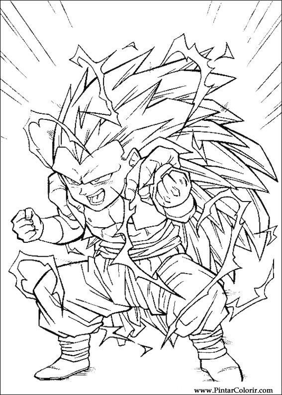 567x794 Drawings To Paint Amp Colour Dragon Ball Z