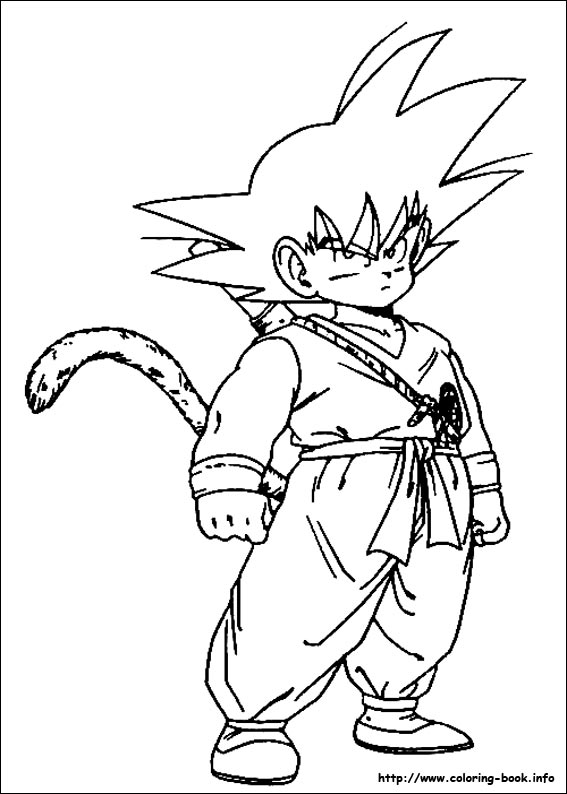 567x794 Stunning Dragon Ball Z Drawing Book Coloring Pages On Info