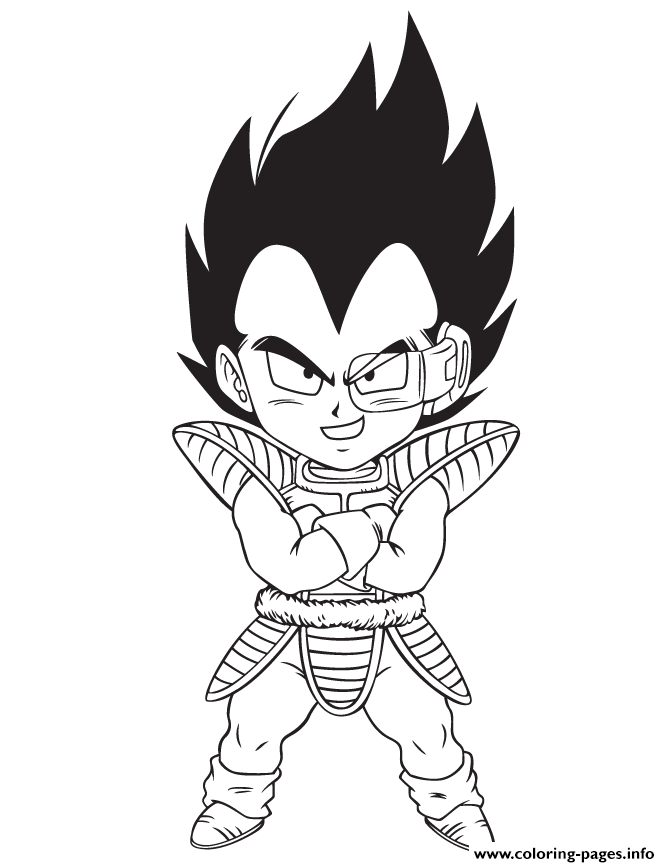 670x867 Dragon Ball Z Vegeta Coloring Page Coloring Pages Printable