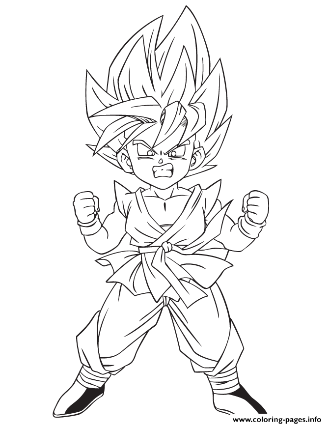 670x867 Anime Dragon Ball Z Goku Ssj Coloring Page Coloring Pages Printable