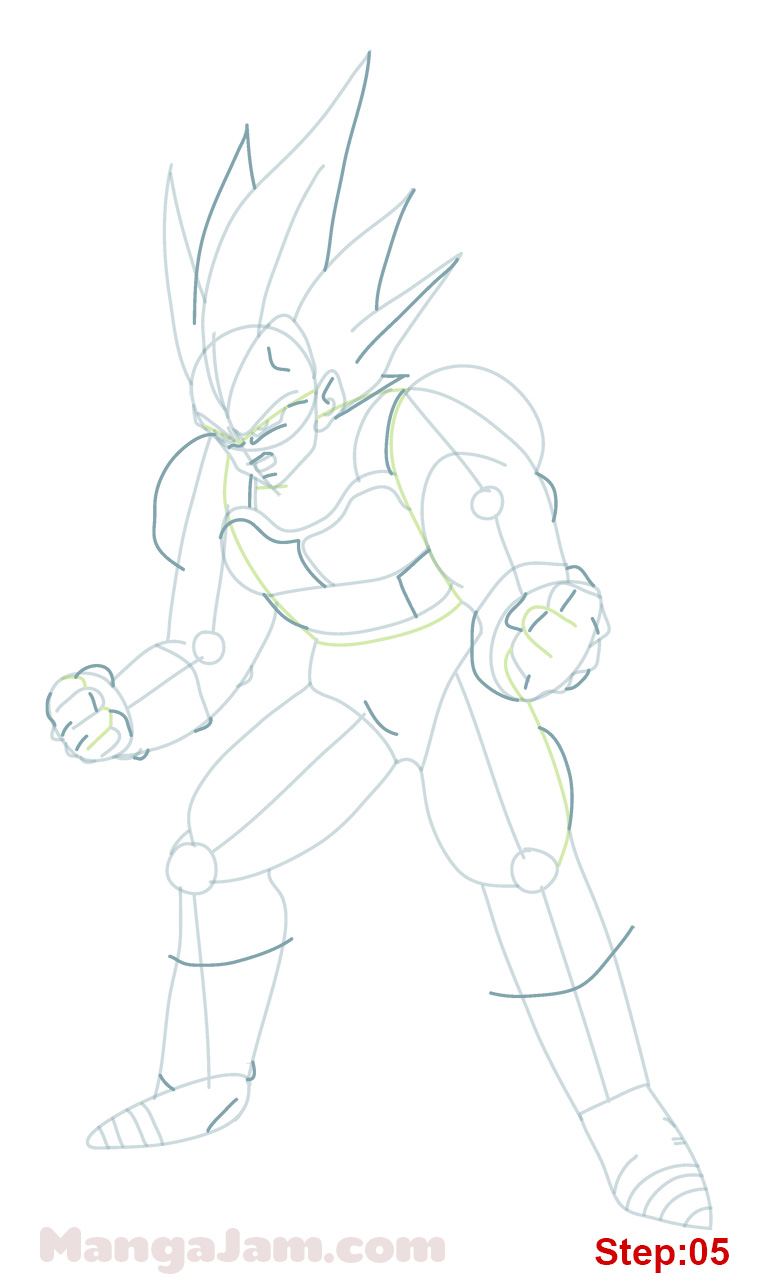 759x1280 How To Draw Black Vegeta From Dragon Ball