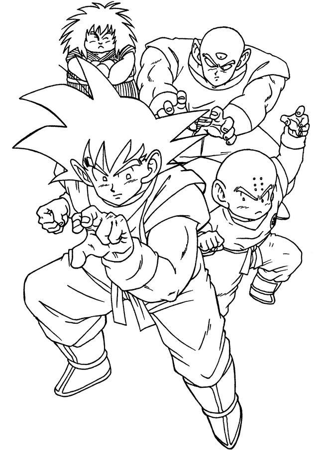 653x905 Dragon Ball Z Coloring Pages Coloring Pages For Kids