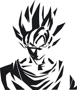259x300 Dragon Ball Z Dbz Logo Super Saiyan Goku Anime Vinyl Die Cut Decal