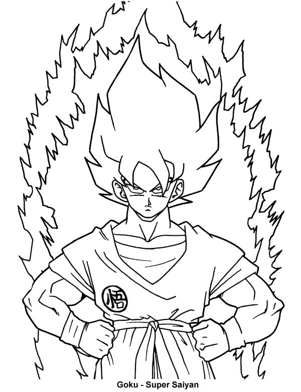 600x783 Dragon Ball Z Pictures To Color Free Download