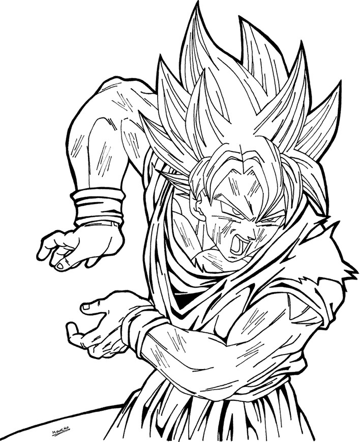 708x868 Ball Z Super Saiyan Clipart