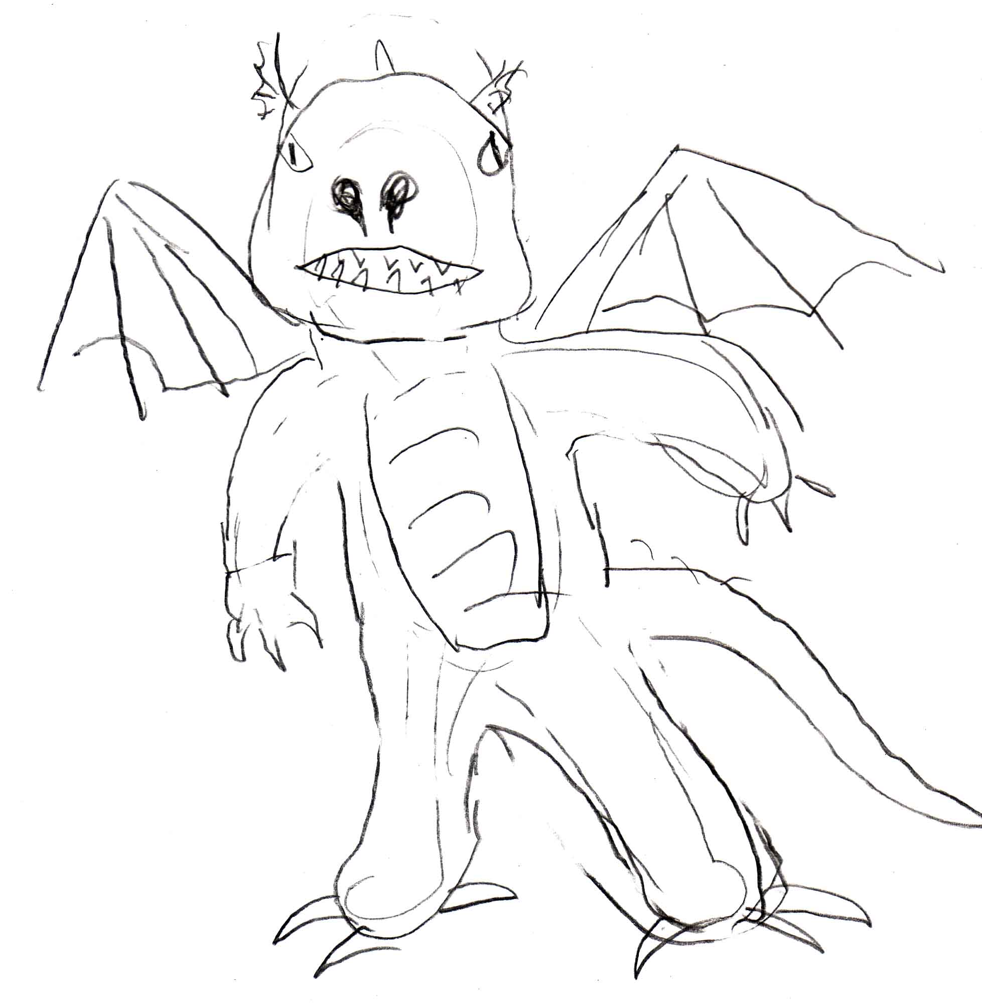 1957x2000 Dragon Drawing Comes To Life