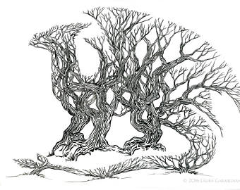 340x270 Drawing Of A Dragon Etsy