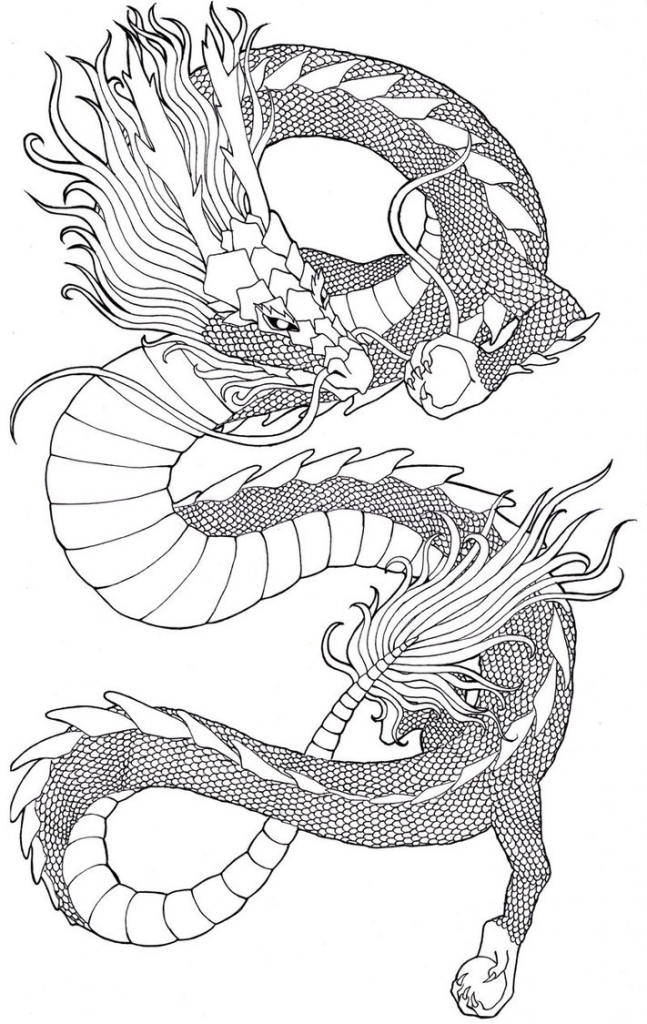 647x1024 How To Draw A Chinese Dragon Chinese Dragon Daemonentatze