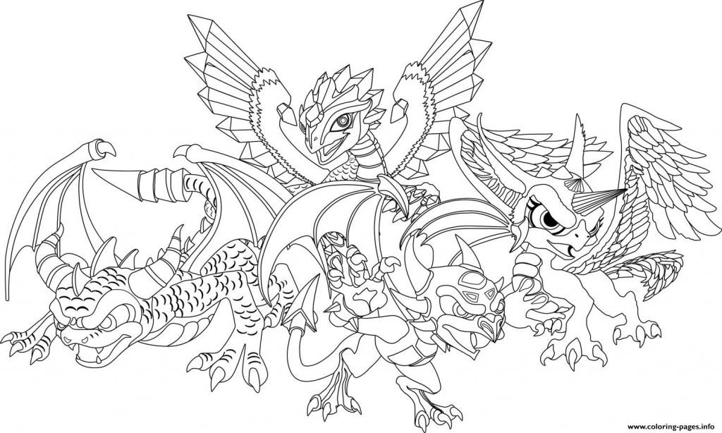 1024x614 Dragon City Coloring Pages