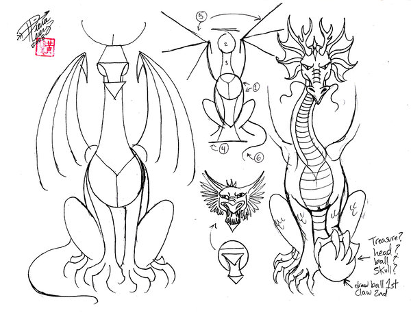 600x460 Draw A Dragon 2 By Diana Huang