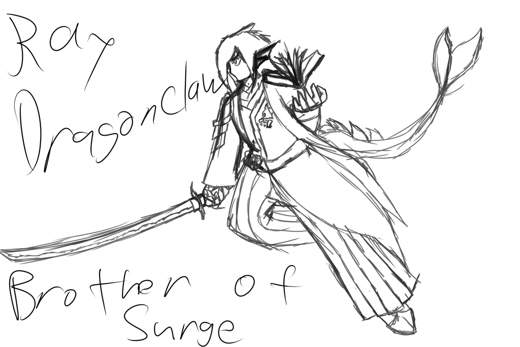1024x683 Ray Dragonclaw Rough Sketch By Shining Link