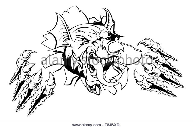 640x427 Welsh Dragon Tattoo Stock Photos Amp Welsh Dragon Tattoo Stock