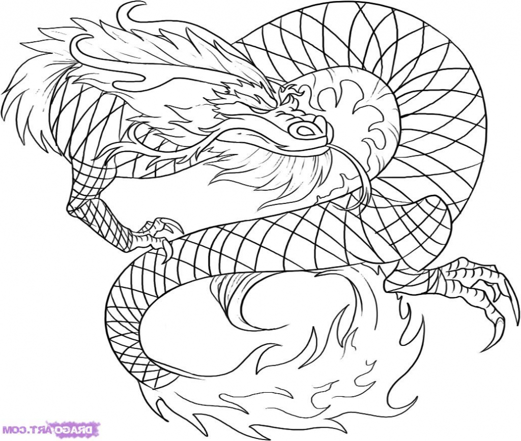 1024x867 Easy Chinese Dragon Drawing Easy To Draw Chinese Dragon Pencil